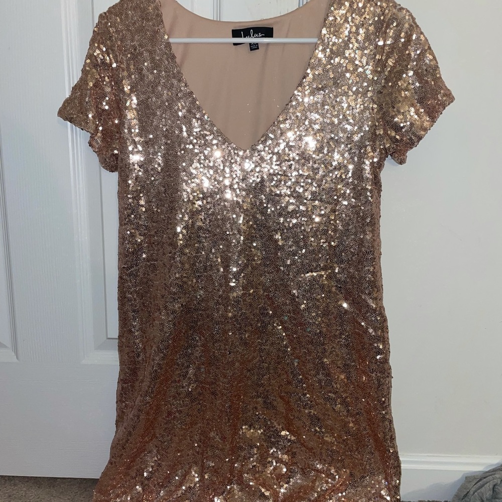 Lulus sequin dress